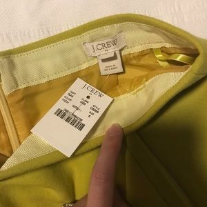 J crew wool mini skirt